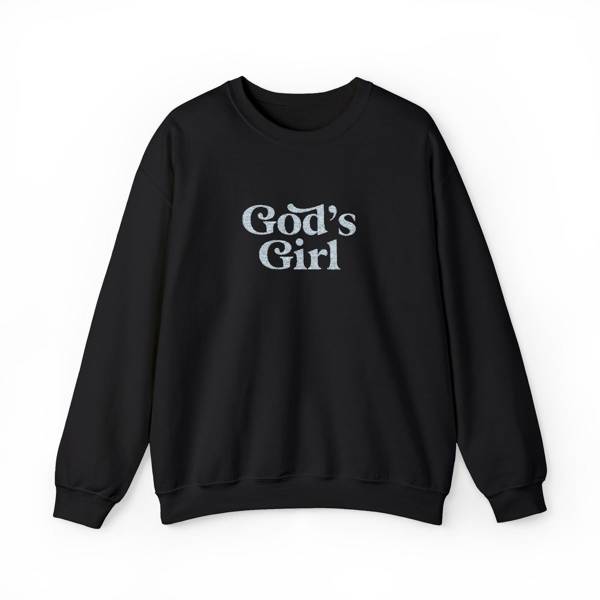 God's Girl Unisex Heavy Blend Sweatshirt, Faith-Based Apparel, Christian Gift, Cozy Crewneck, Inspirational Fashion, Everyday Comfort