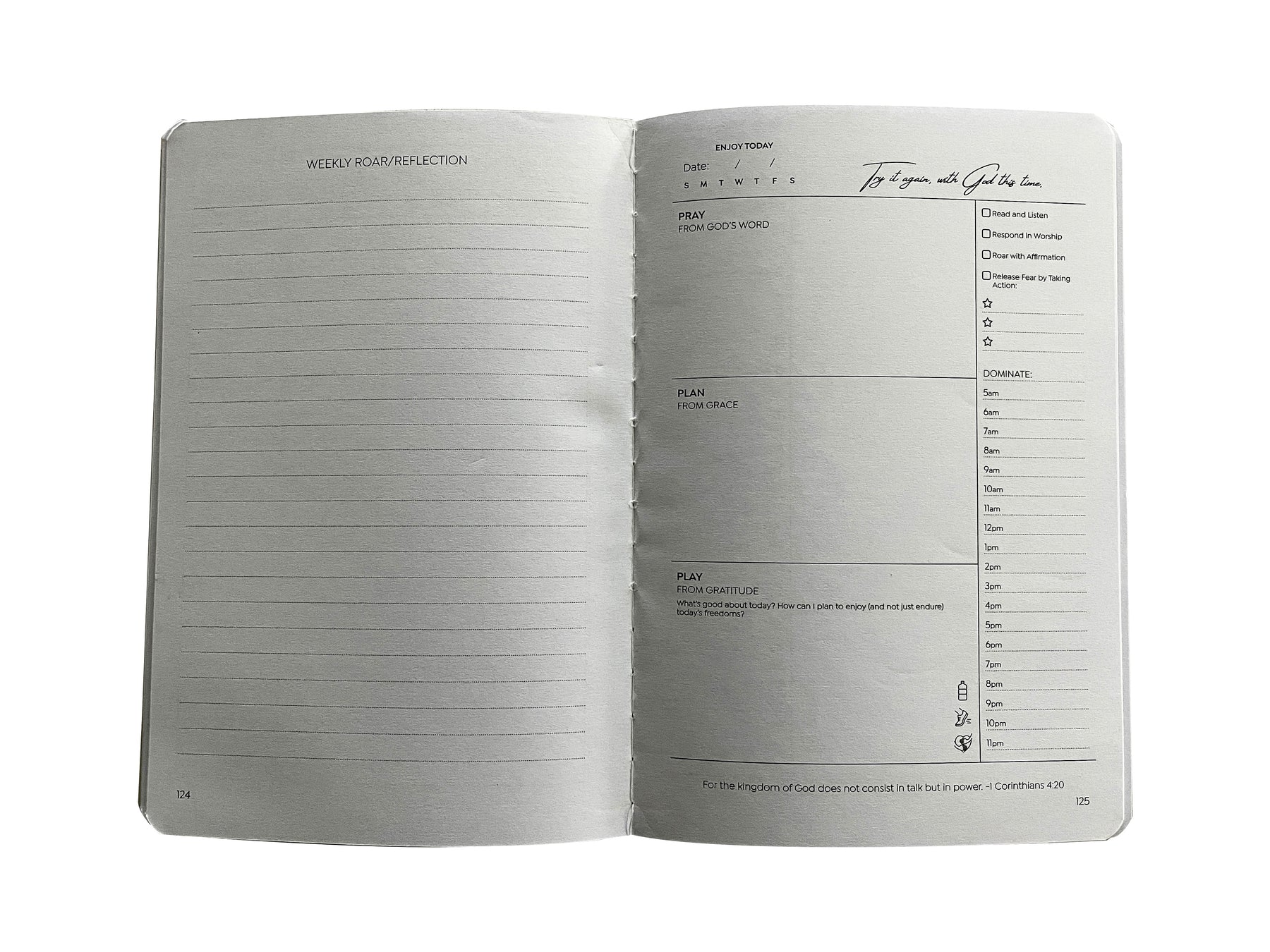2 Soft-Cover Refills | Undated Gratitude Planner | Daily Prayer Journals