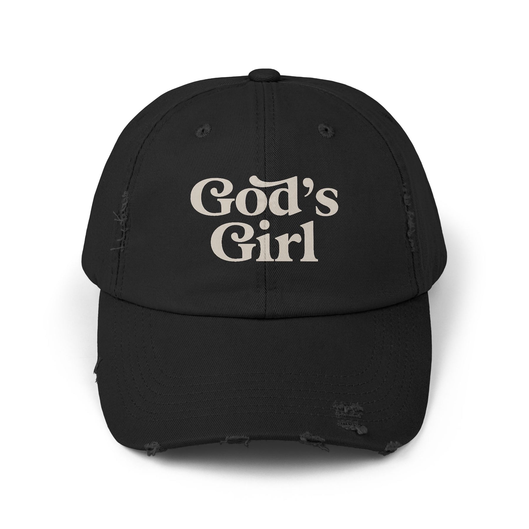 God's Girl | Unisex Distressed Cap