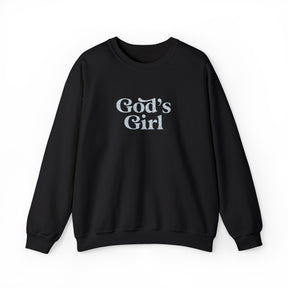 God's Girl Unisex Heavy Blend Sweatshirt, Faith-Based Apparel, Christian Gift, Cozy Crewneck, Inspirational Fashion, Everyday Comfort
