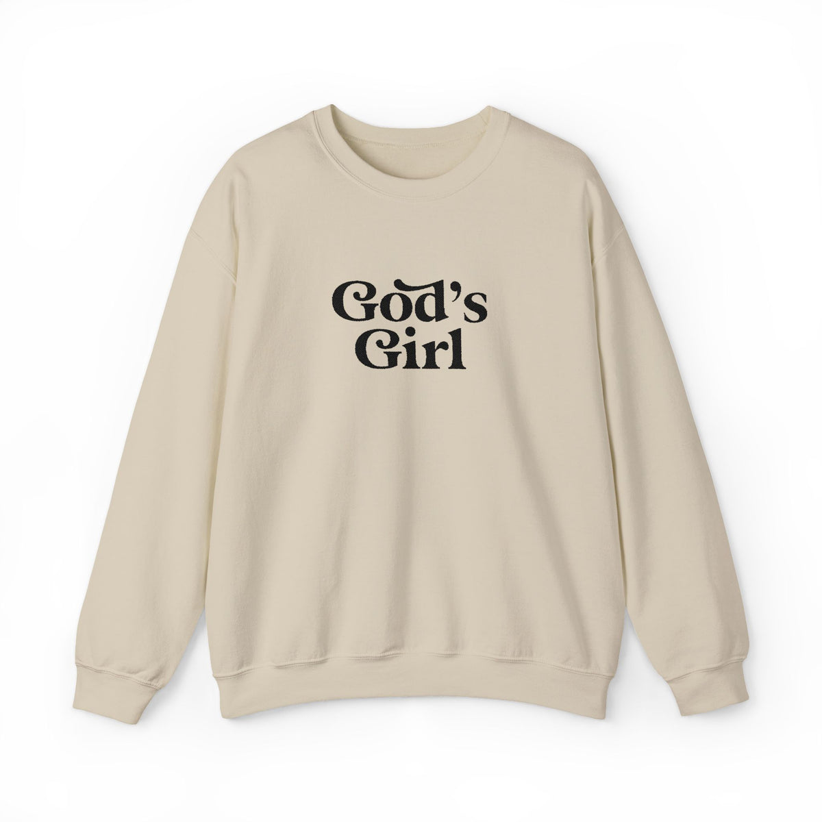 God's Girl Unisex Heavy Blend Sweatshirt, Faith-Based Apparel, Christian Gift, Cozy Crewneck, Inspirational Fashion, Everyday Comfort