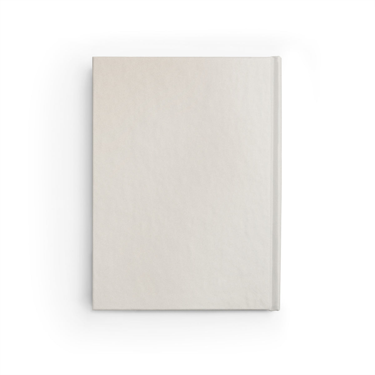 BECOME HER NOW | Blank Lined Journal | Beige Ruled Notebook