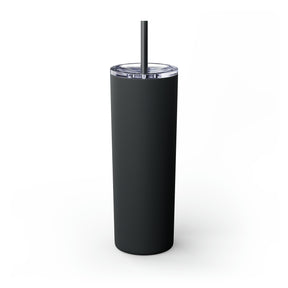 Bold "IN BUT NOT OF" Skinny Tumbler with Straw, 20oz