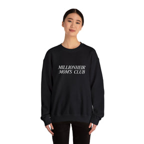 Millionheir Mom Sweatshirt | Heavy Blend | Casual Black Crewneck