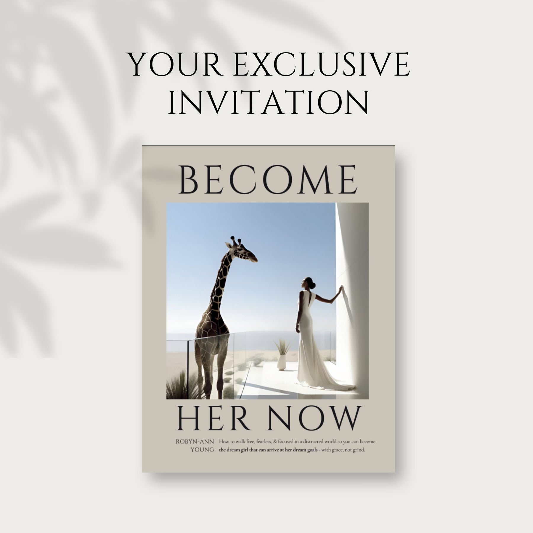BECOME HER NOW | Bundled Course + Companion Playbook Shipped! *Softcover*