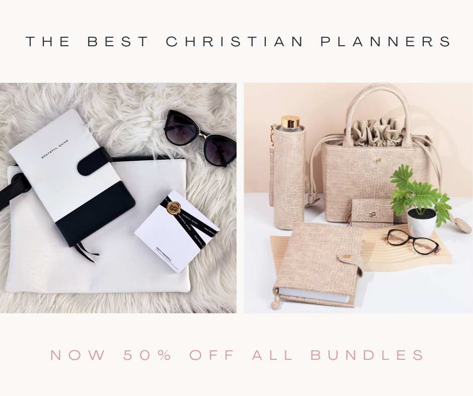 Bestsellers! Plan Your Life From Prayer | Vegan Croco Planner Bundle | Proverbs 31 Gift Bundle