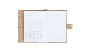 Beige Croco Planner and Purse Set - Chic Faith Bundle - Christian Daily Planner