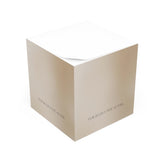 Esther's Essentials | Sticky Note Cube - Beige | Monochrome Mini Memo Pad