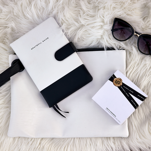 White Croco Prayer Journal Bundle Gift - Christian Planner