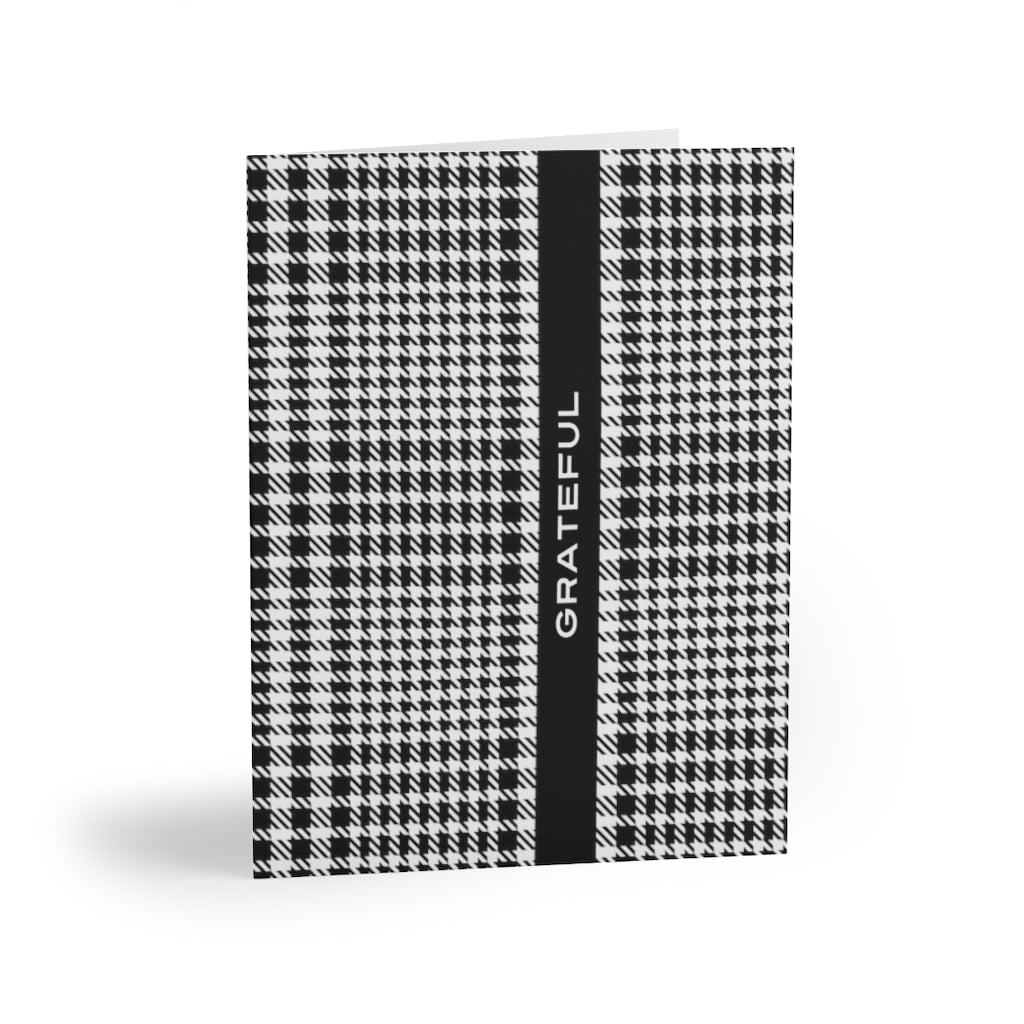 Houndstooth Thank You Cards | Pack of 8, 16, or 24 pcs