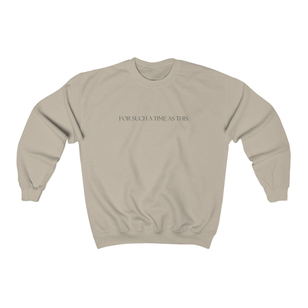 Esther's Essentials | Heavy Blend Crewneck Sweatshirt | Beige and White Options