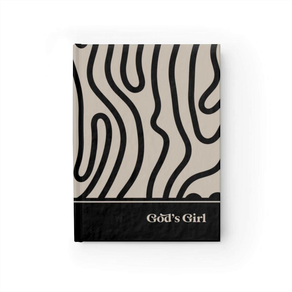 God's Girl Swirl - Blank Journal | Ruled Line