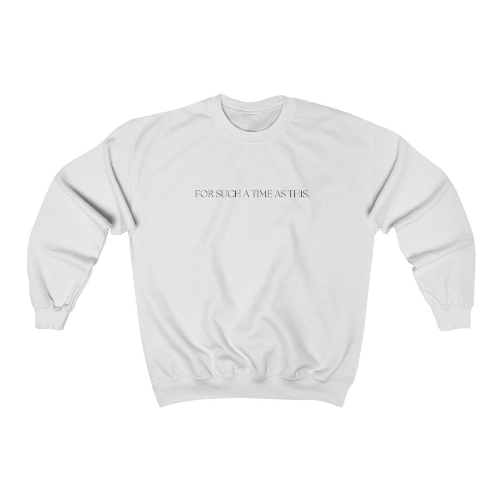 Esther's Essentials | Heavy Blend Crewneck Sweatshirt | Beige and White Options