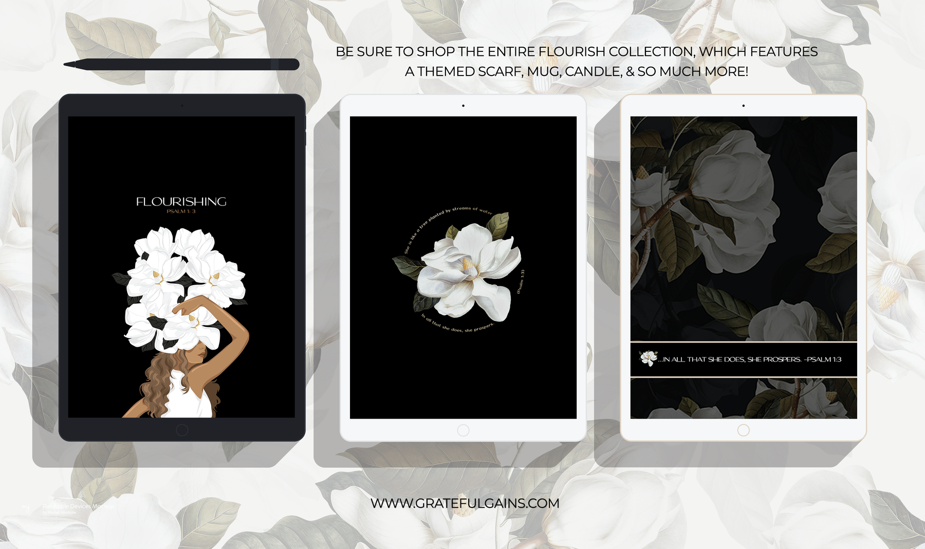 Flourish Wallpaper Bundle - For All Devices | iPhone, iPad, Mac and Apple Watch Screensavers