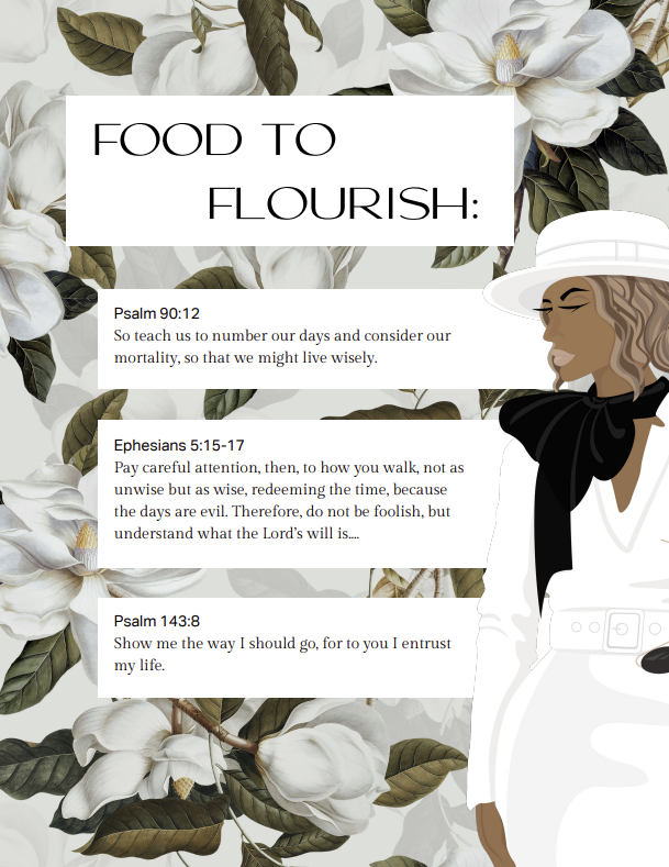 Flourish Vision Planner | Digital & Interactive PDF | New Year Reset