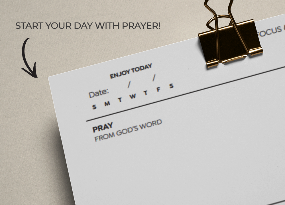 Printable Christian Planner | with Daily Prayer &amp; Gratitude Journaling