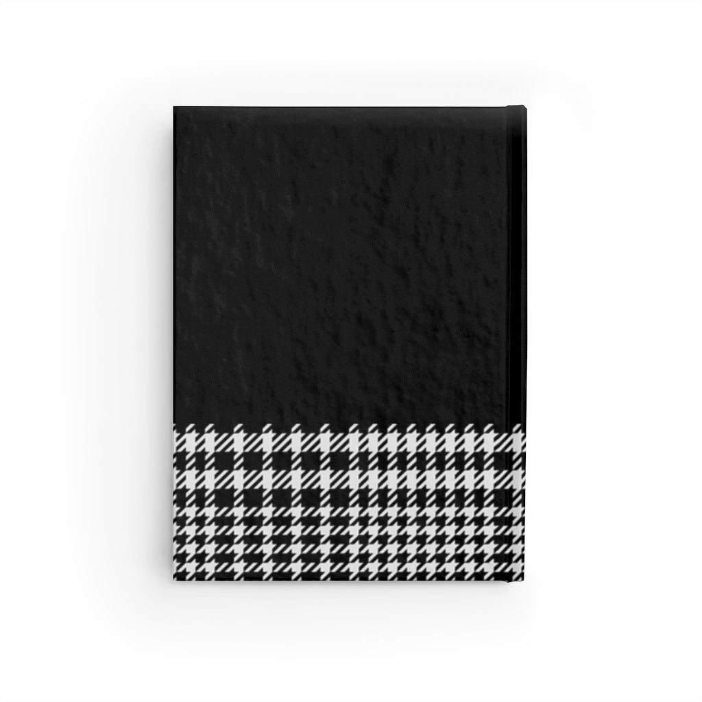 Houndstooth Journal | Blank Ruled Notebook | Good Ideas