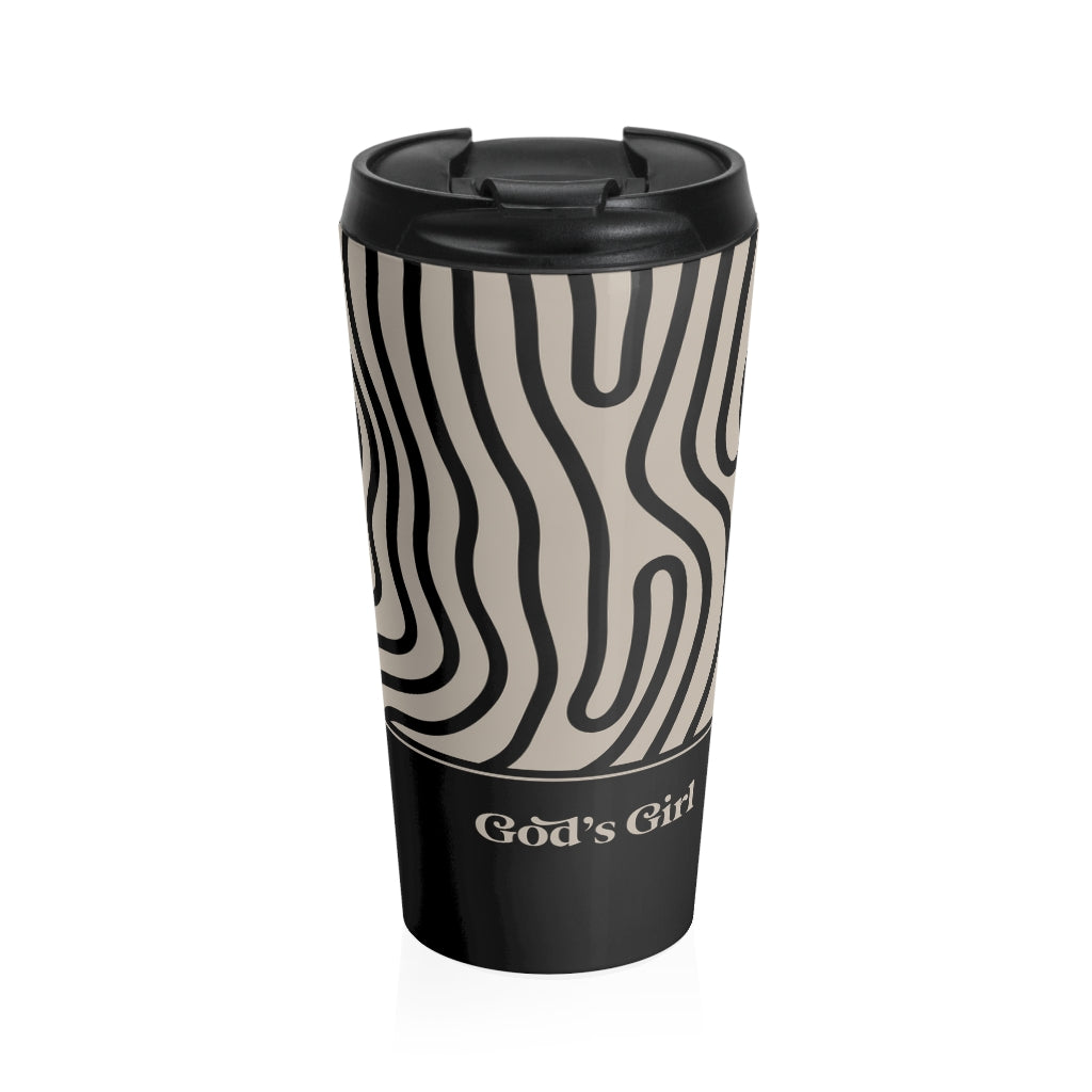 God's Girl Swirl - Stainless Steel Travel Mug