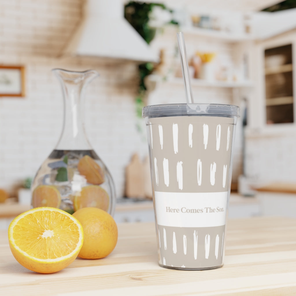 SonKissed Plastic Tumbler with Straw