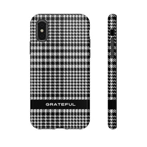 Houndstooth Phone Protector - Tough Cases | Grateful Smartphone Cover | Apple and Android